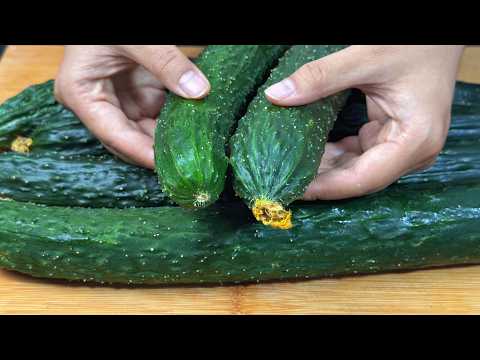Stop Buying the Wrong Cucumbers! The Easy Way to Spot Hormone-Treated Ones Instantly!