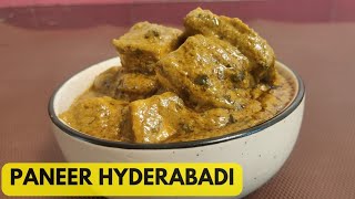 Paneer Hyderabadi||पनीर हैदराबादी||आसानी से घर पे बनाएं रेस्टोरेंट जैसा||#Paneerhyderabadi #Paneer