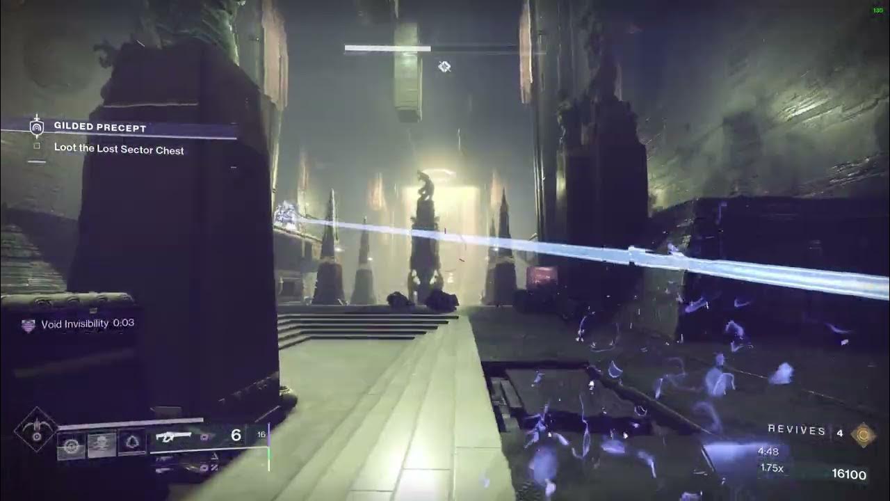 Gilded Precept Destiny 2 Lost Sector Master Difficulty Solo Flawless YouTube