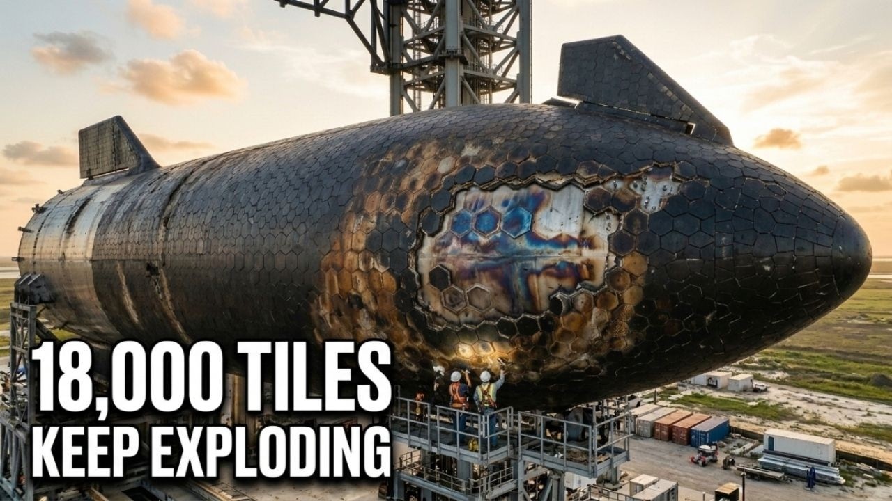 Tiles Exploding Why SpaceX Needs 18,000 Tiles That Keep Exploding - YouTube