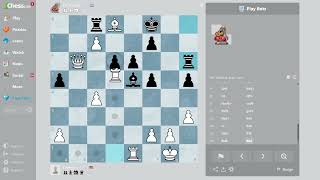 Playing The Chess Knight Bot! (Chess Pieces Bots) #chess #chesscom #bots