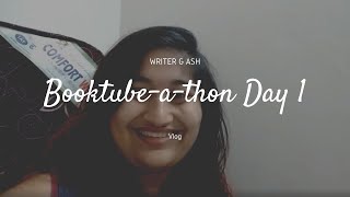 Booktube-a-thon Day 1 Vlog