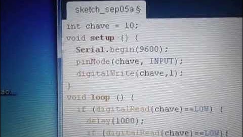 Arduino funcionando como multimetro 0 a 5V.
