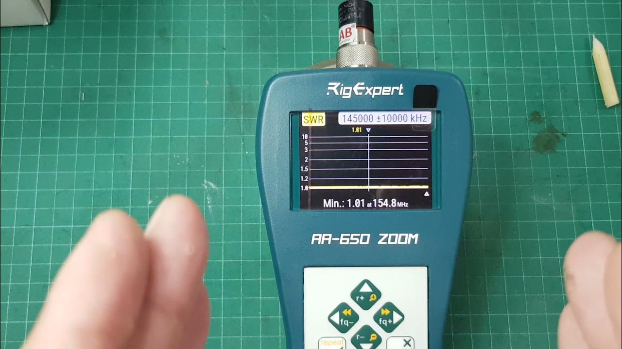 Rigexpert AA650 Zoom EP2 การใช้งานเบื้องต้น YouTube