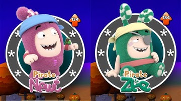 Oddbods Turbo Run Pirate Newt vs Pirate Zee - GamePlay