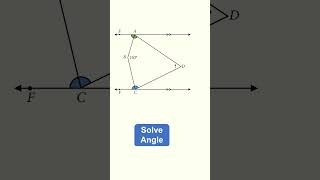 How to solve for the missing angle?