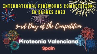 Blazing Skies: Team Pirotecnia Valenciana Sets Fire to Focs de Blanes 2023
