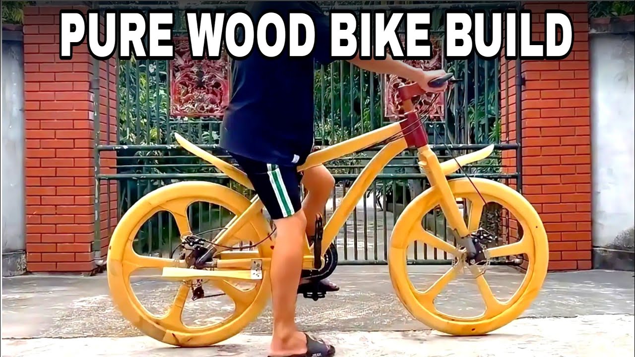 How I Built a Wooden Mountain Bike That Actually Rides / Complete Build Process