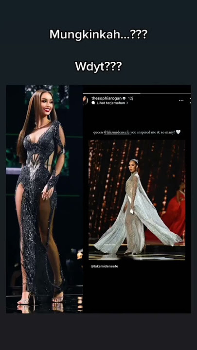 Kira kira Kalo Sophia Rogan Kembali tampil di Miss Universe bakalan On Top lagi nggak Di MU?