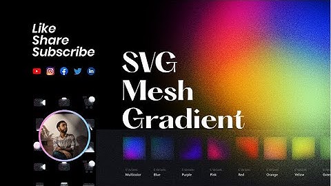SVG Mesh Gradients for your next project