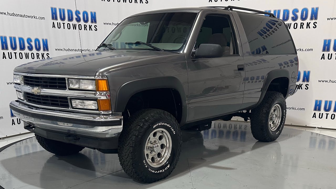 1995-chevrolet-two-door-tahoe-for-sale-vehicle-showcase-youtube