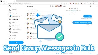 Twitter bot---How to send group messages in bulk via TweetAttacksPro