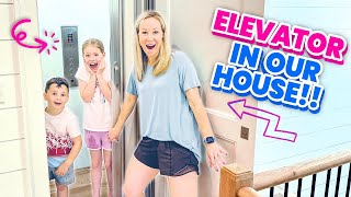 There's an ELEVATOR in our VACATION HOME !!!