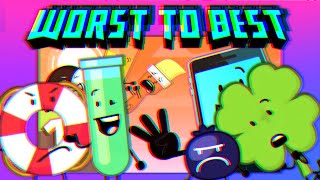 Inanimate Insanity Invitational Worst To Best (As of Episode 1)