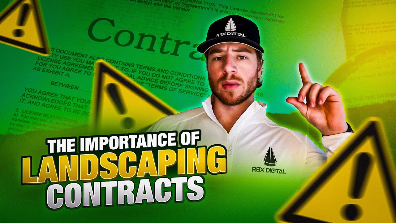The Importance of Landscaping Contracts