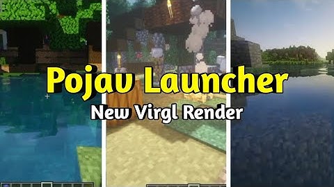 TOP 3 REALISTIC VIRGL SHADERS || POJAV LAUNCHER NEW RENDER