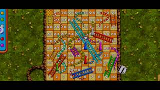Snakes & Ladders - White is really lucky with double dice ☝😌 | main ular tangga 😁 #play #snakes
