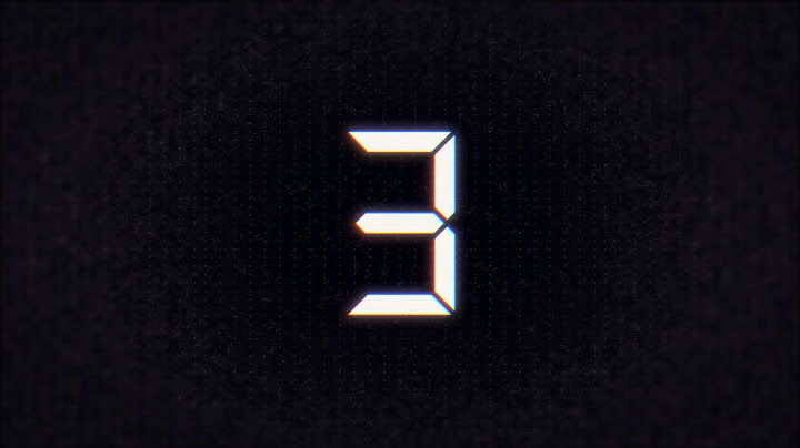 Cuenta atrás/regresiva DIGITAL (10 segundos) [ Futurística / Moderna ] ( Con sonido )