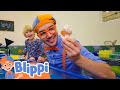 She Sells Seashells - Blippi! 📖 Moonbug Kids 📖 Learning Corner