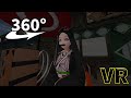 【VR】竈門禰豆子 箱から出て一休み『鬼滅の刃』【360度動画】