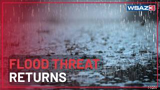 Flooding threat is back again — see today's First Alert Weather Day