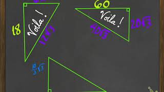 Special Right Triangles 2 Tricky Examples