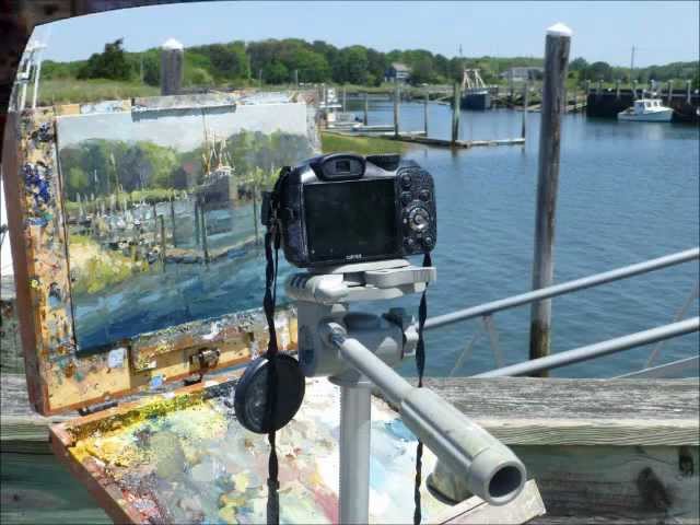 Plein Air Painting, Rock Harbor, Cape Cod, MA