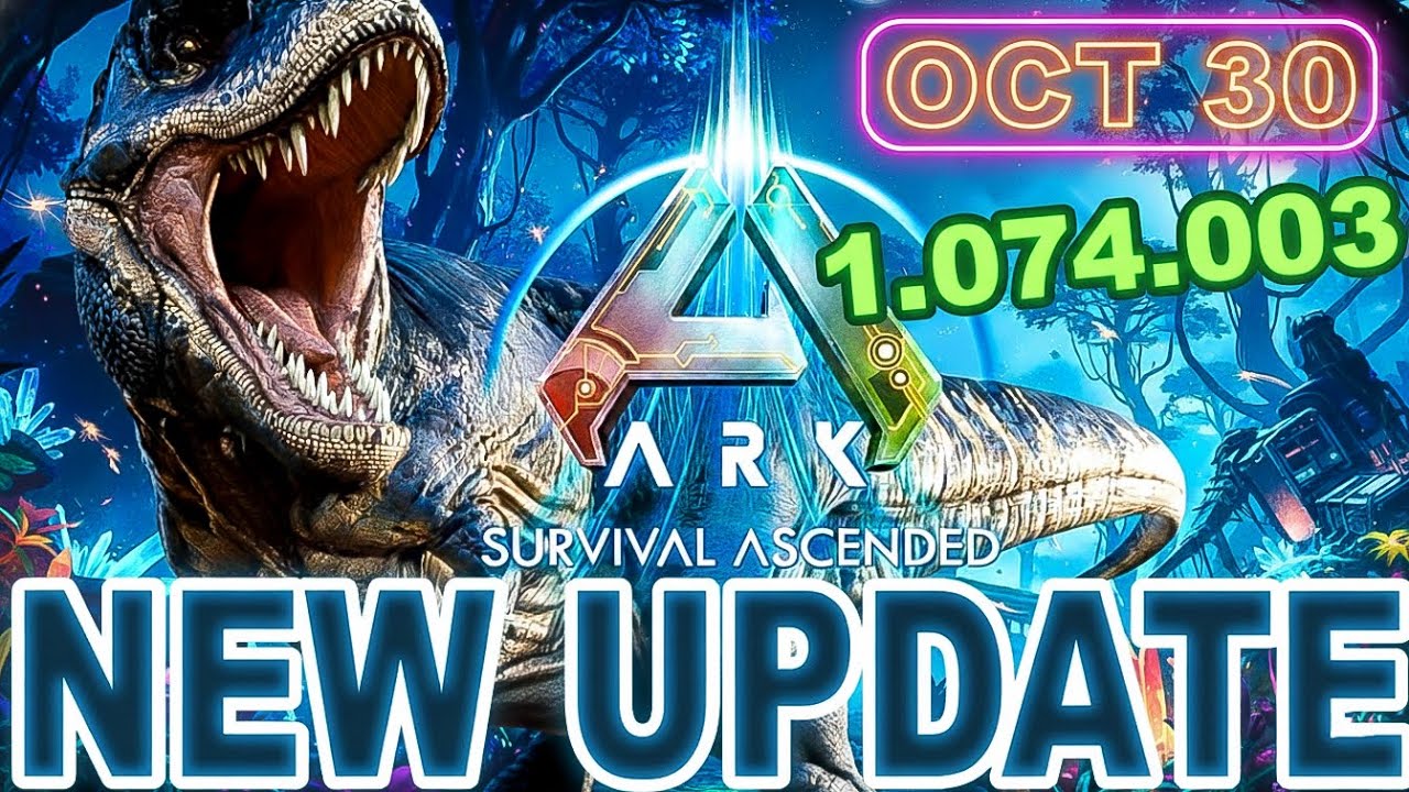 ARK Survival Ascended Update 1.074.003 Patch - Ghost Dinos, New