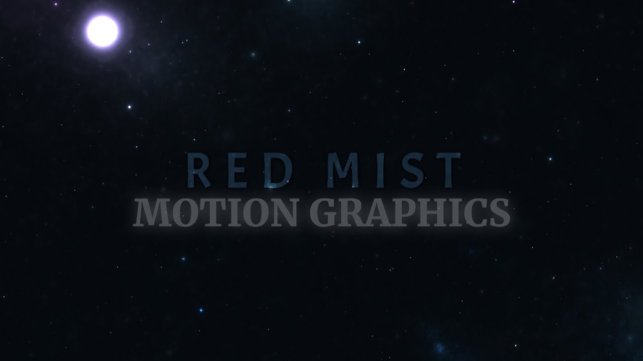 RED MIST // Motion Graphics (Half-Finished) - YouTube