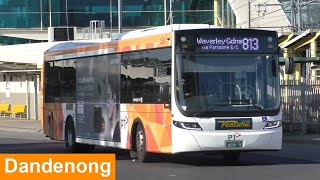 Buses at Dandenong Station - Melbourne Transport