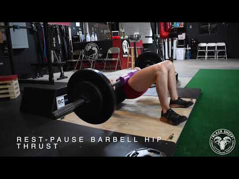 Rest Pause Barbell Hip Thrust