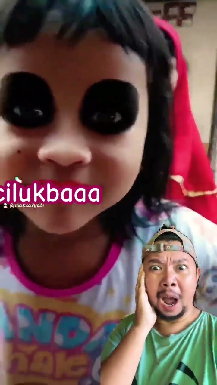 MAIN CILUKBAA!!?? #adek #badut #lucunya #halloween #shortsfeed #shorts
