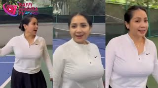 Nagita Hot Info Momen Nagita Kembali Latihan Tenis Demi Tetap Bugar,Netizen Gagal Fokus Gara2 Ini