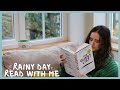 RAINY DAY READ WITH ME // calming music & nature sounds
