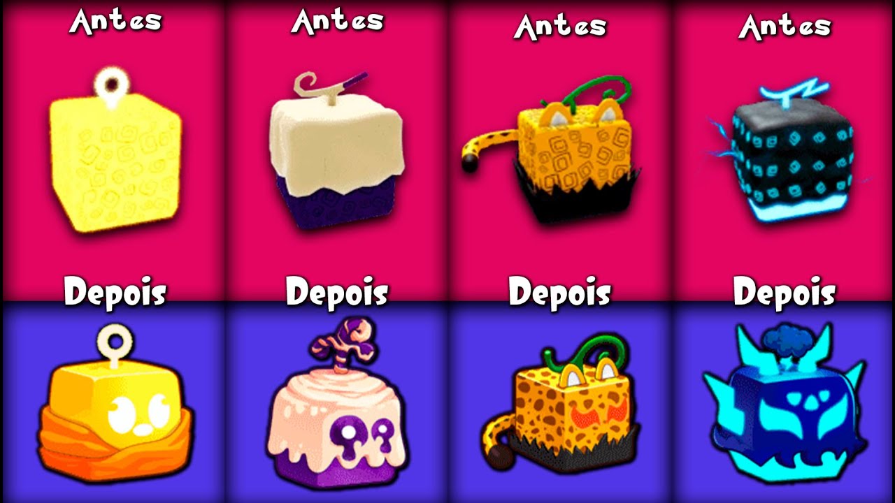 TESTEI TODAS as NOVAS FRUTAS da UPDATE 20 do BLOX FRUITS (Conceito