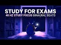 Study for Exams: 40 Hz Study Focus Binaural Beats, Intense Focus Gamma Waves