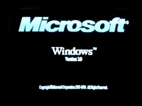 Tandy 1000RL - Loading Windows 3.0