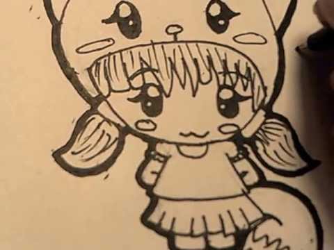 Kawaii Drawing Tutorial - YouTube