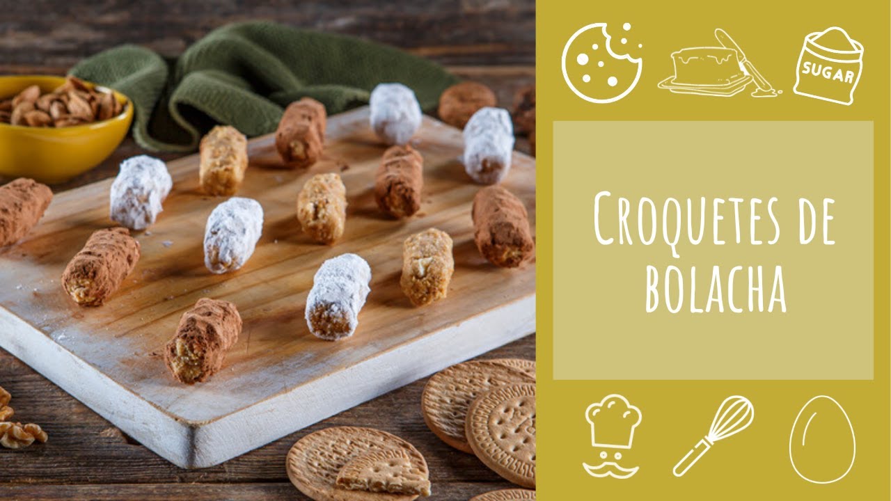 Croquetes de bolacha (receita fácil e ec...