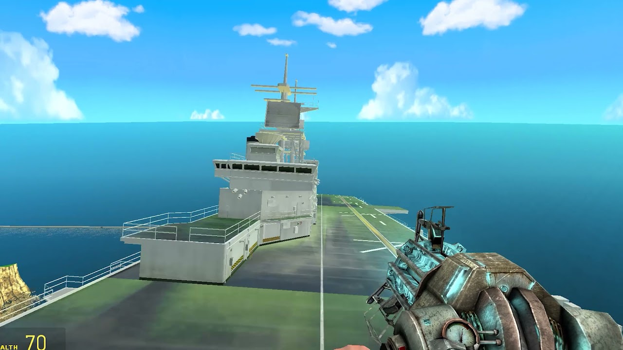 FLOATING AIRCRAFT CARRIER! GMOD YouTube