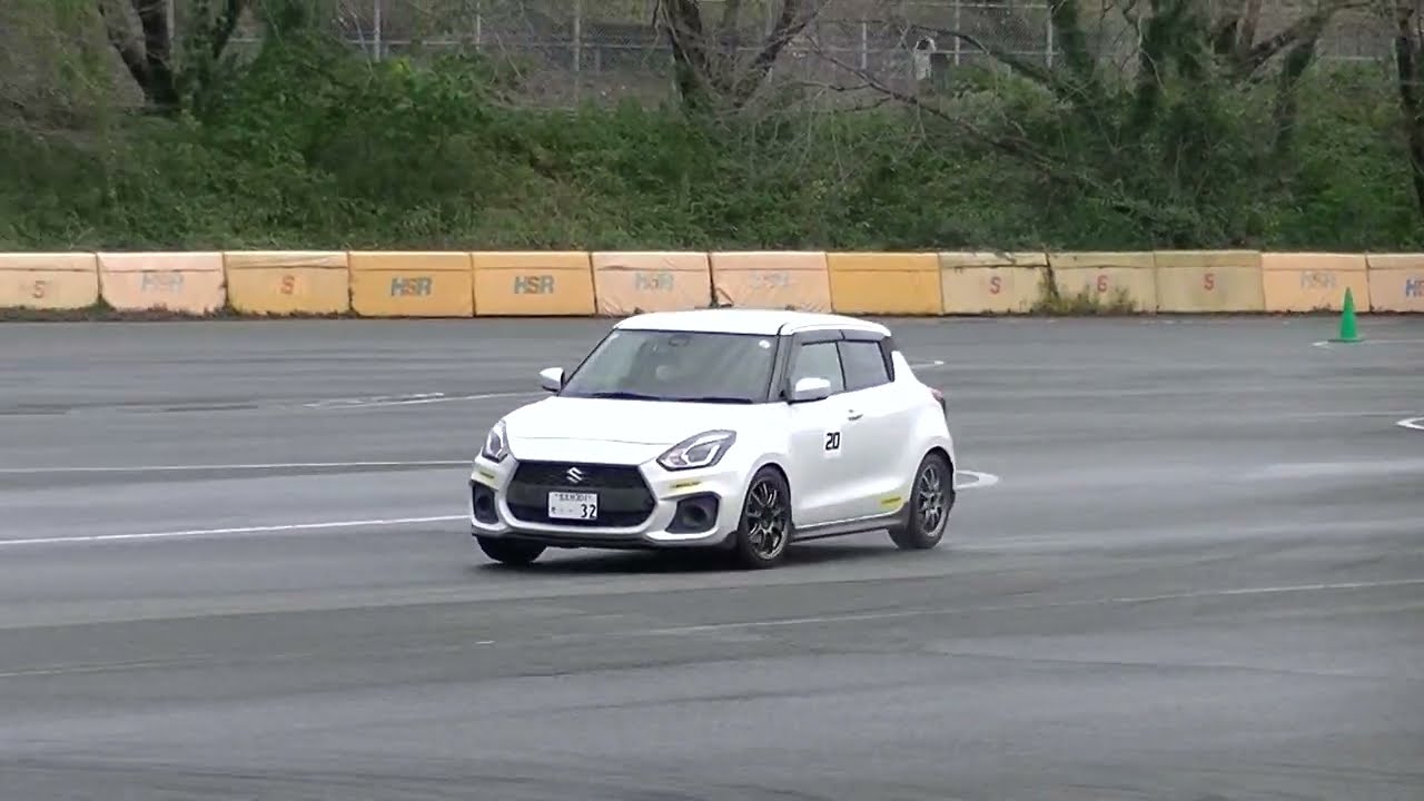 HSR九州ドリームコース２０２５年１０月５日JAF九州ジムカーナ選手権第９戦B３井形太郎選手１本目（１：３６：８６６）