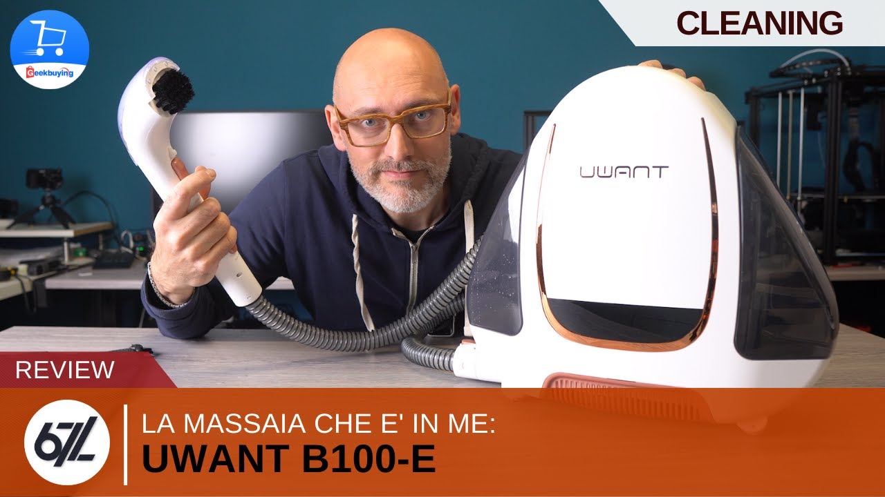 uwant B100 Lavatappezzeria, Lava Divani e Aspira Acqua,Aspira Liquidi per  Auto, Adatto per Tappeti, Divani e Tende, 450W, 12000Pa, 70DB : :  Casa e cucina