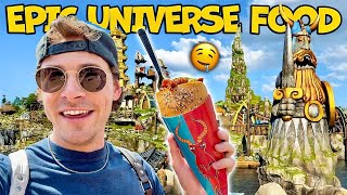 I Ate EVERYTHING at Epic Universe! - Ultimate Food Tour!