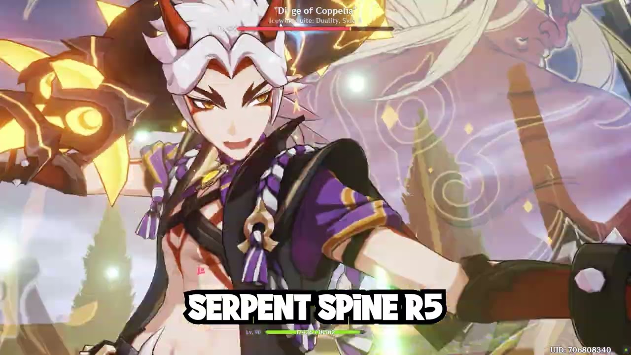 Arataki Itto Weapon Damage Comparison Spine vs Pride vs Whiteblind