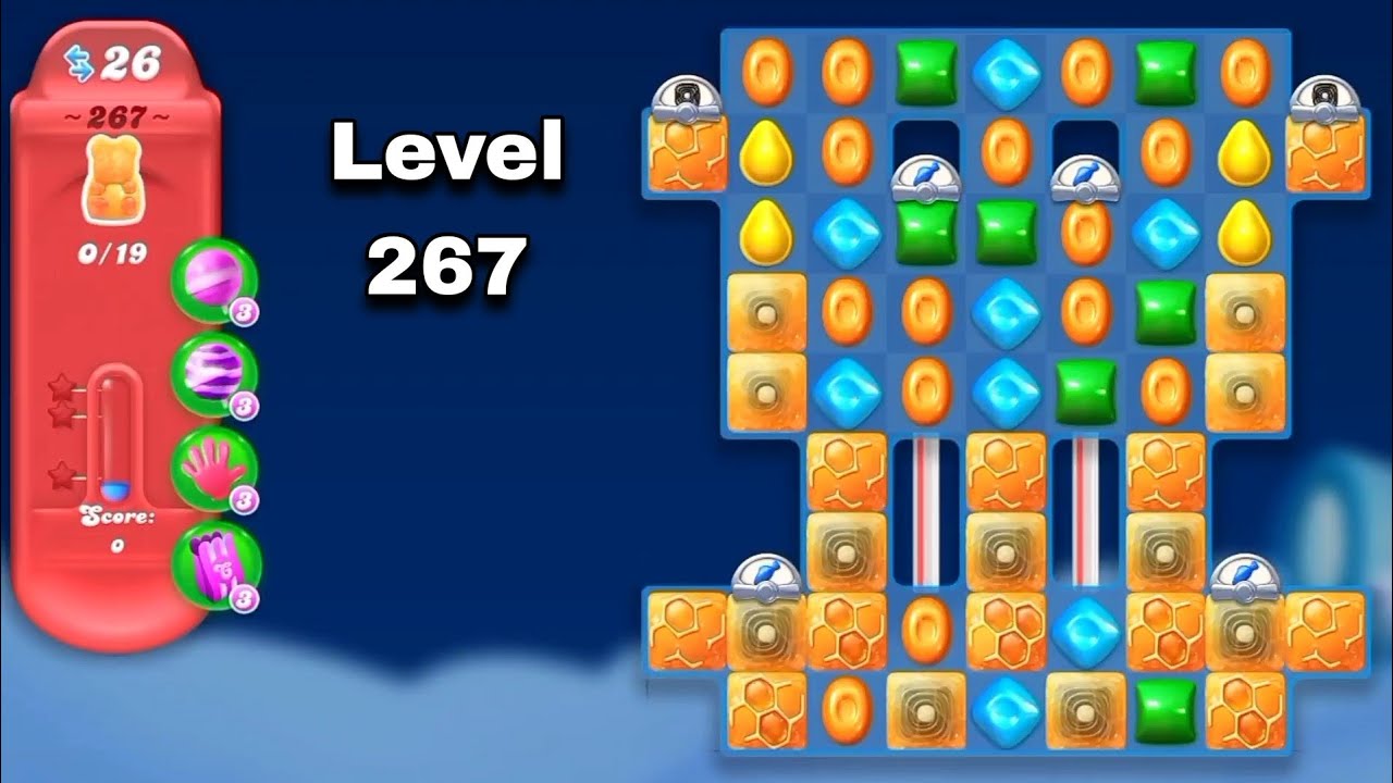 Candy Crush Soda Saga SUPER HARD Level 267 ⭐⭐⭐ - YouTube