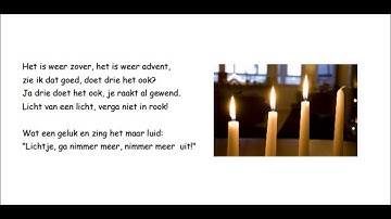 Het is weer zover, het is weer advent (plus een nieuw adventlied in de beschrijving!)