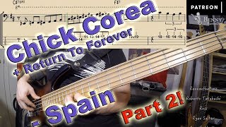 Chick Corea - Spain [PART TWO!] - with notation and tabs chords