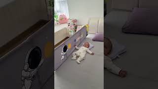 🔔Anti-fall bed guards for toddlers - Cute Bear Anti-Fall Foldable Safety Bed Fence ( # 2499 ) 