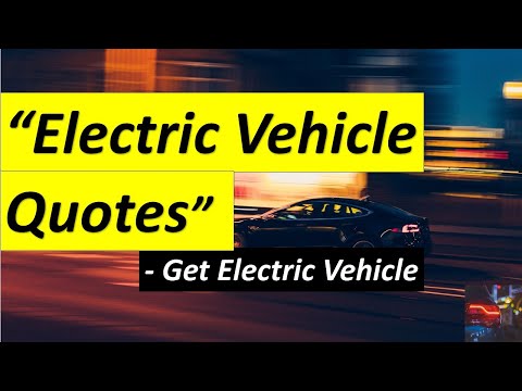 Electric Car Quotes
