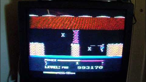 HERO on Atari 5200 -- played to the end of the game.
